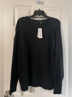 🌸NEW Lane Bryant Black Knit Crew Neck Sweater Size 2X